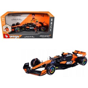 McLaren MCL38 #4 Lando Norris "OKX" Winner Formula One F1 "Miami GP" (2024) w/Figure 1/24 Diecast Model Car by Bburago - 1 of 4
