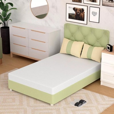 Twin 5-Inch White Gel Memory Foam Adjustable Bed Mattress