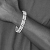 Black Bow Jewelry Men's 9mm Stainless Steel Polished & Brushed Link Bracelet, 8.5 Inch - 4 of 4