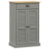 vidaXL Shoe Cabinet Grey - 2 of 4