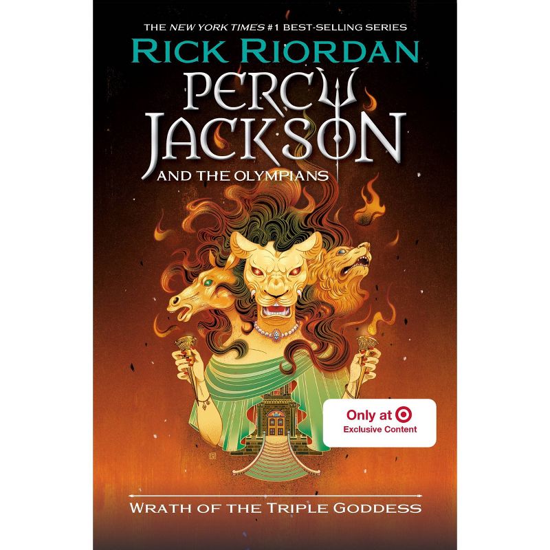 Percy Jackson and the Olympians: Wrath of the Triple Goddess&#160;- Target&#160;Exclusive Edition by Rick Riordan (Hardcover), 1 of 2