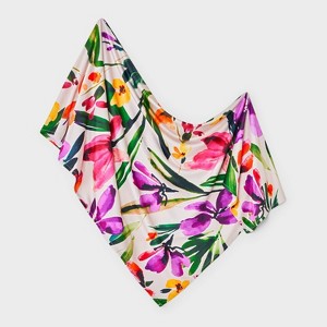 Swim Square Scarf Floral Print - Shade & Shore™ Multicolor : Target