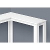 Monarch Specialties Accent Table Console Entryway Narrow Corner Living Room Bedroom White Laminate Contemporary Modern - 3 of 4