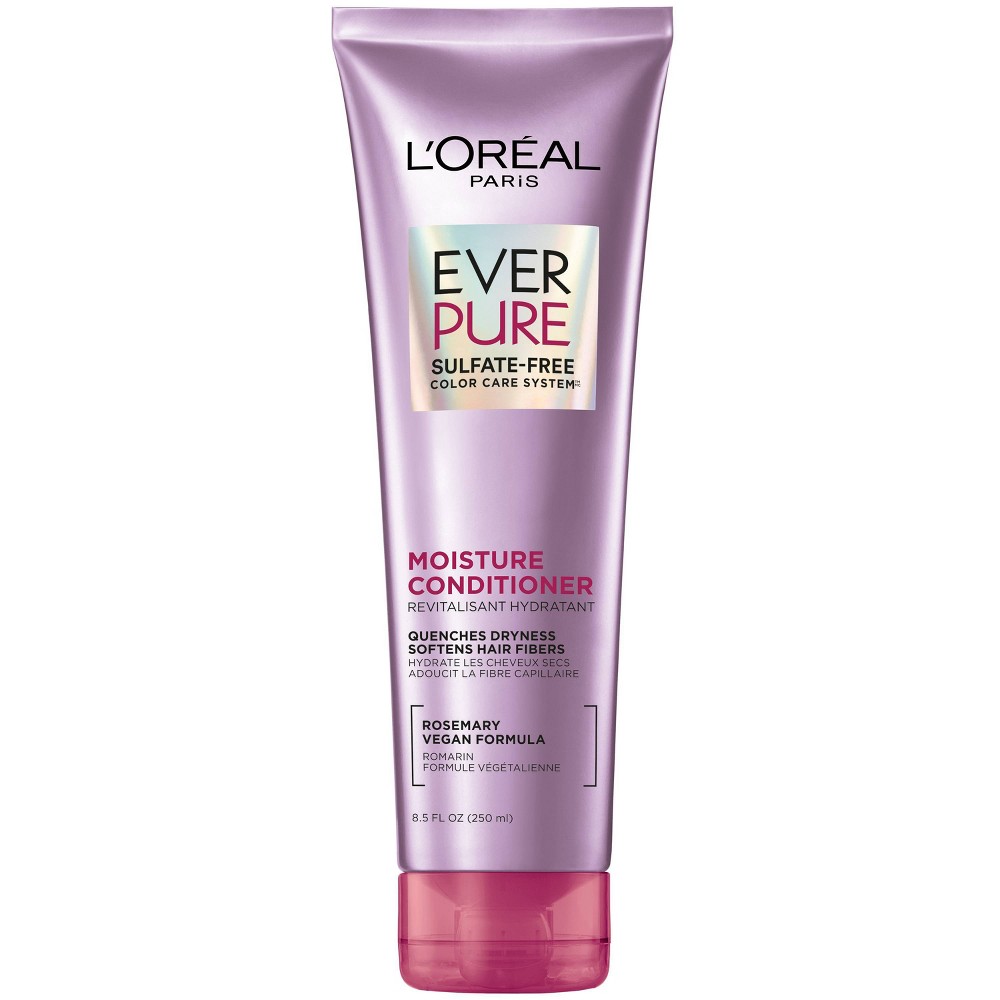 Photos - Hair Product LOreal L'Oreal Paris EverPure Moisture Rosemary Oil Conditioner for Dry Hair - 8.5 fl oz 