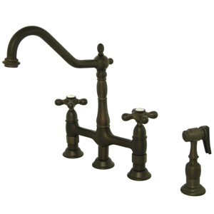 Heritage  KS1275AXBS 8" Kitchen Bridge Faucet with KS1275AXBS - 1 of 1