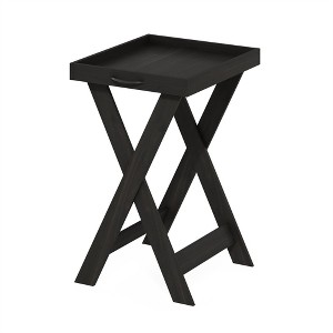 Furinno Classic Tray Table with Removable Tray, Espresso - 1 of 1