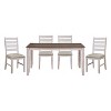 NicBex Dining Table Farmhouse Style Wood Rectangle Dining Table Wooden Dining Room Kitchen Furniture - 2 of 4