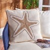 Hema Starfish Pillow - Natural - 18"X18" - Safavieh - 2 of 3