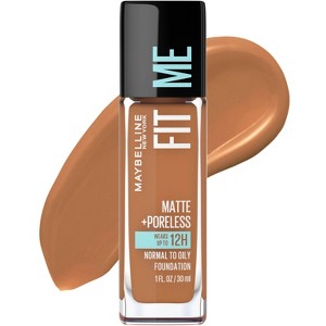 Maybelline Fit Me Matte + Poreless Oil Free Liquid Foundation - 1 fl oz - 1 of 4