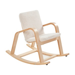 ECR4Kids Bentwood Rocking Chair with Cushion - 1 of 4