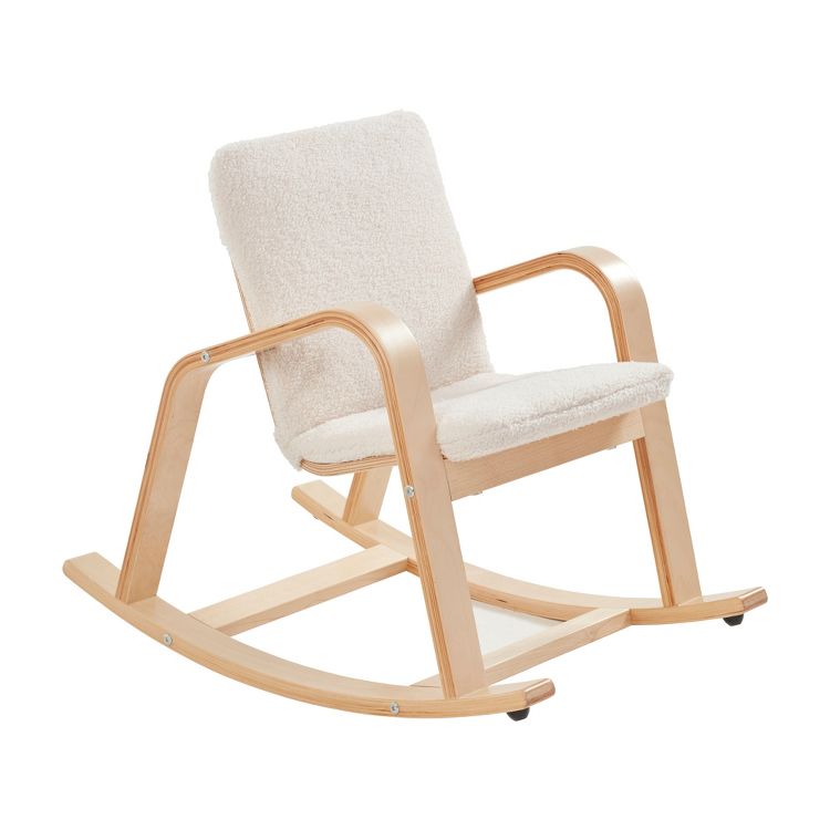 ECR4Kids Bentwood Rocking Chair with Cushion, Natural : Target