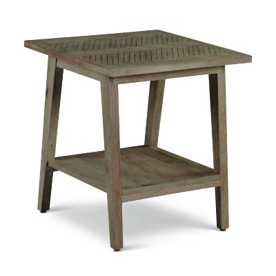 Milani Square End Table Natural - Steve Silver Co.