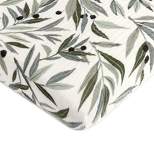 Babyletto Olive Branches Muslin Mini Crib Sheet