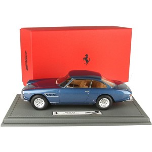 Ferrari 330 GT 2+2 S/N 7161 GT Blue Metallic "Personal Car of Enzo Ferrari" w/DISPLAY Ltd Ed to 200 pieces 1/18 Model Car by BBR - 1 of 4