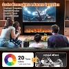 Acekool 50" Smart Fireplace with WiFi, Adjustable Flame, Remote and App Control, Wall Mounted/Recessed, Black, Home Living Room Bedroom Decor - 3 of 4