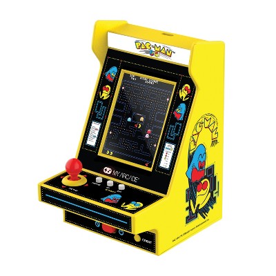 Yellow Mini Pac-Man Retro Arcade Machine with Full-Color Display