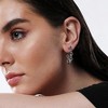 SOHI Women's The Chain Bar Hoop Earrings - 4 of 4