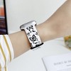 HTUTWOO Bowknot Apple Watch Strap, Sport Silicone Band 38/40/41/42/44/45/49mm, Adjustable Wristband for iWatch Series 10 9 8 7 6 5 4 3 2 1 Ultra SE - 4 of 4