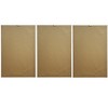 HomeRoots Set Of Three Sapphire Abstract Gold Floater Frame Wall Art - 4 of 4