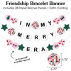 Big Dot of Happiness In My Merry Era Banner, Christmas Party Decorations, Xmas Holiday Backdrop, Large Holiday Friendship Bracelet Banner, 28 Pieces - image 3 of 4