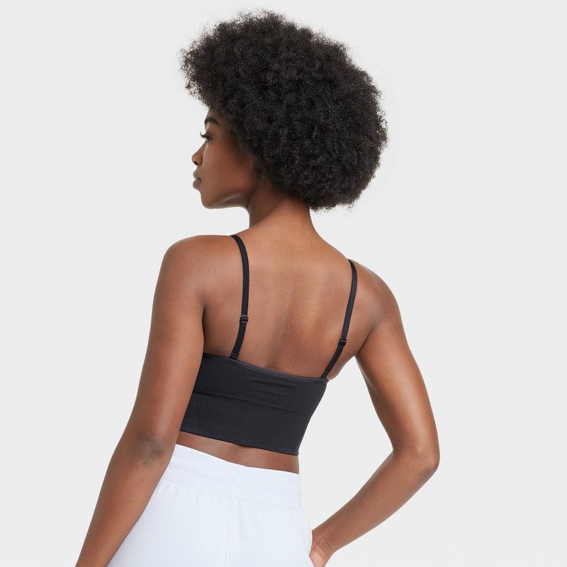 Women's Seamless Medium Support Cami Longline Sports Bra - All In Motion™, 2 of 8