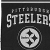NFL Pittsburgh Steelers Midnight Logo Cozy Knit Blanket - 2 of 2
