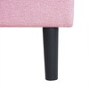Okak Modern Platform Bed Frame with Upholstered with Linen Fabric Button Tufted Headboard Wood Slats No Box Spring Needed Easy Assembly - 4 of 4