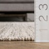 Nuloom Diem Geometric Cotton Tassel Area Rug, 4' x 6', Beige - 3 of 4