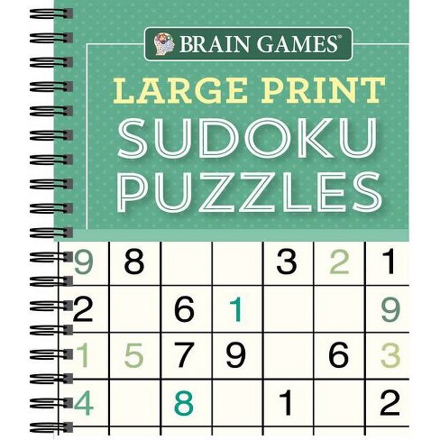 Brain Games - Large Print Sudoku Puzzles (Arrow) (Spiral)