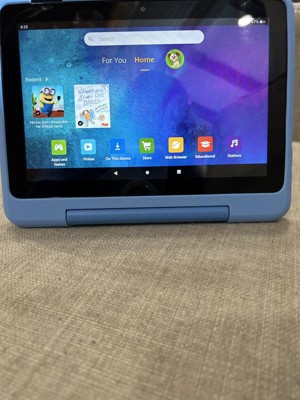Fire HD 8 Kids Pro tablet- 2022, ages 6-12 | 8 HD screen, slim case  for older kids, ad-free content, parental controls, 13-hr battery, 32 GB