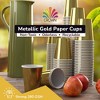 Crown Display 9 oz. Disposable Coffee Cups Paper Cups Hots Drinks/Cold Cups Durable Disposable Hot Tea Cup Disposable - 4 of 4