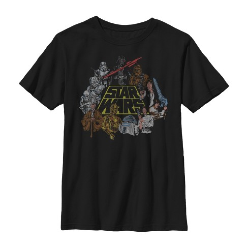 Boy's Star Wars Classic Characters T-shirt : Target