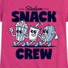 Girls' - Instant Message - Stadium Snack Crew Retro Mascots Fitted Short Sleeve Graphic T-Shirt - 2 of 4
