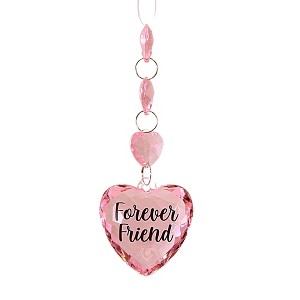 Crystal Expressions 4.25 In Blessing Heart Ornament Valentine's Day Faceted Tree Ornaments - 1 of 3