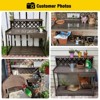 Aivituvin Outdoor Garden Bench with Sink & Lid | Potting Table With PVC Layer-GUT04 - 4 of 4