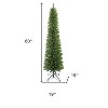 HomeRoots 5' Slender Fir Christmas Tree - 3 of 4