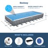 Bestway Power Steel 31'4" x 16' x 52" Rectangular Above Ground Swimming Pool Set - 3 of 4