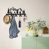 LunaLulinlk Metal Key Holder, Wall Mount Key Organizer Rack, Key Holder for Wall Decorative with 10 Hooks (Tree) - 4 of 4