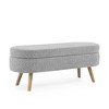 NicBex Storage Ottoman Bench for Bedroom,Storage Bench with Rubber Wood Legs,Ottoman for Living Room,Bedroom,Entryway - 4 of 4
