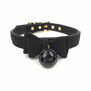 Bell Choker Collar Necklace, Lolita Bow Cat Velvet Fashionable, Exquisite and High-end, Suitable for Women To Wear - 1 of 4