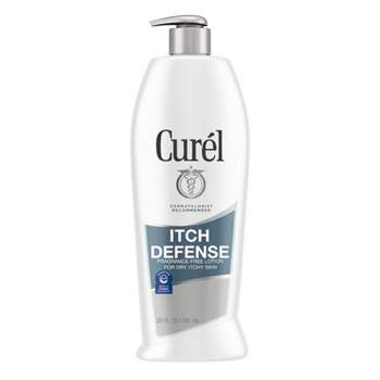 Curel Itch Defense Hand and Body Lotion, Moisturizer For Dry Itchy Skin, Advanced Ceramide Complex Unscented - 20 fl oz
