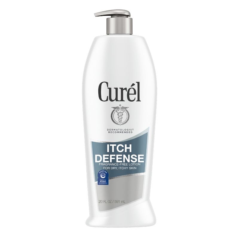 Curel Itch Defense Hand and Body Lotion, Moisturizer For Dry Itchy Skin, Advanced Ceramide Complex Unscented - 20 fl oz, 1 of 13