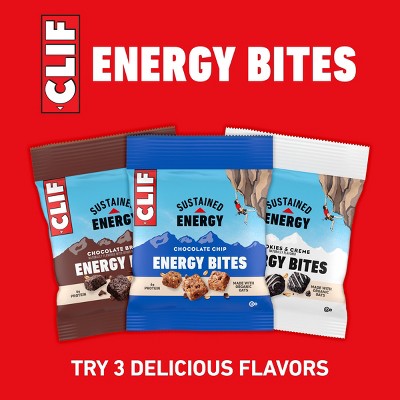 CLIF Bar Plant Based Energy Bites Cookies & Creme Made with Organic Oats - 6g Protein - 9.7oz/5ct