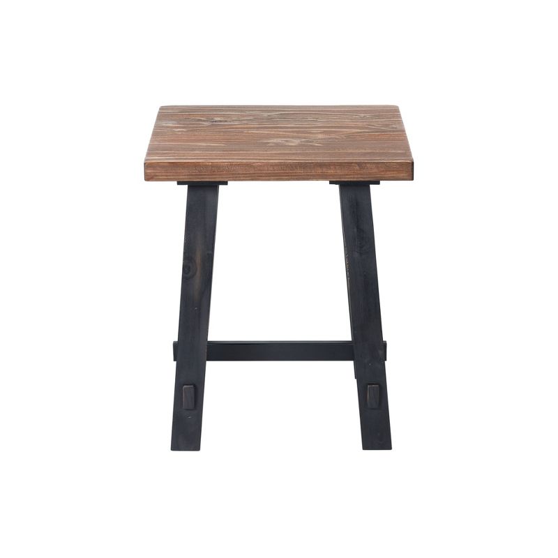 21&#34; Odin Solid Wood Side Table Black - Alaterre Furniture, 1 of 7