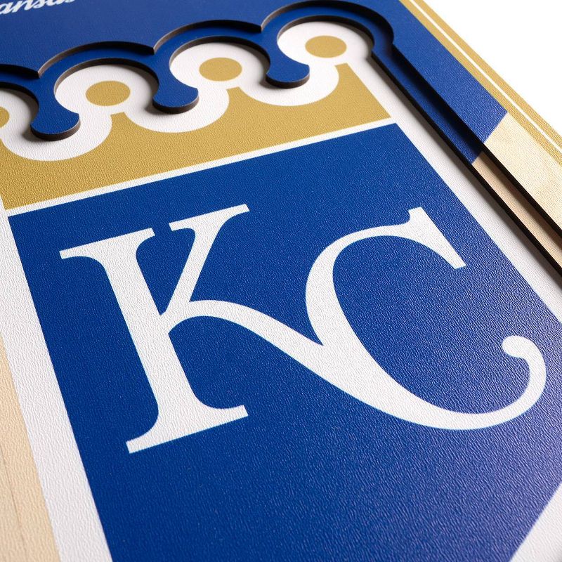 8&#34; x 32&#34; MLB Kansas City Royals 3D Stadium Banner, 4 of 5