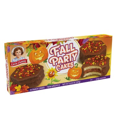 Little Debbie Fall Party Cakes Chocolate - 12.22oz