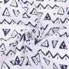 INSPIRE CHIC Women's Geometric Printed Cotton Linen Lace Trim Square Scarves 1Pc - 4 of 4