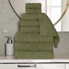 Zero Twist Cotton Waffle Honeycomb Medium Weight Bathroom Towel Set by Blue Nile Mills - 2 of 4