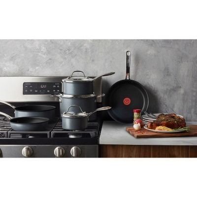 T-fal 12-Piece Platinum Nonstick Aluminum Cookware Set with Induction Base