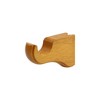 1-3/8 Wood Rod Pole Lumi Home Furnishings M&M Single Curtain Rod Bracket 2ct Heritage Oak - 2 of 4